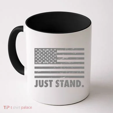 Just Stand Grey Style Flag Coffee Mug
