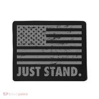 Just Stand Grey Style Flag Mousepad thumb 0