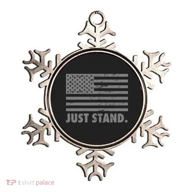 Just Stand Grey Style Flag Ornament
