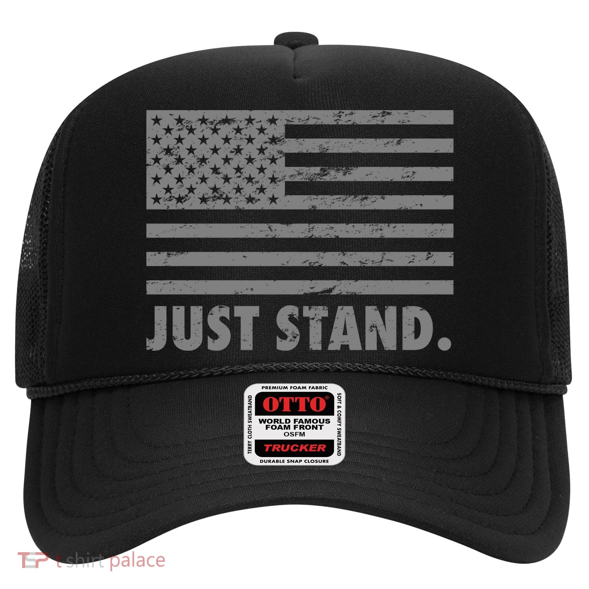 Just Stand Grey Style Flag Hat