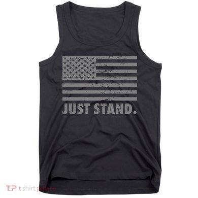 Just Stand Grey Style Flag Tank Top