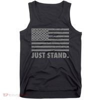 Just Stand Grey Style Flag Tank Top thumb 0