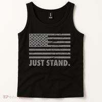 Just Stand Grey Style Flag Tank Top thumb 2