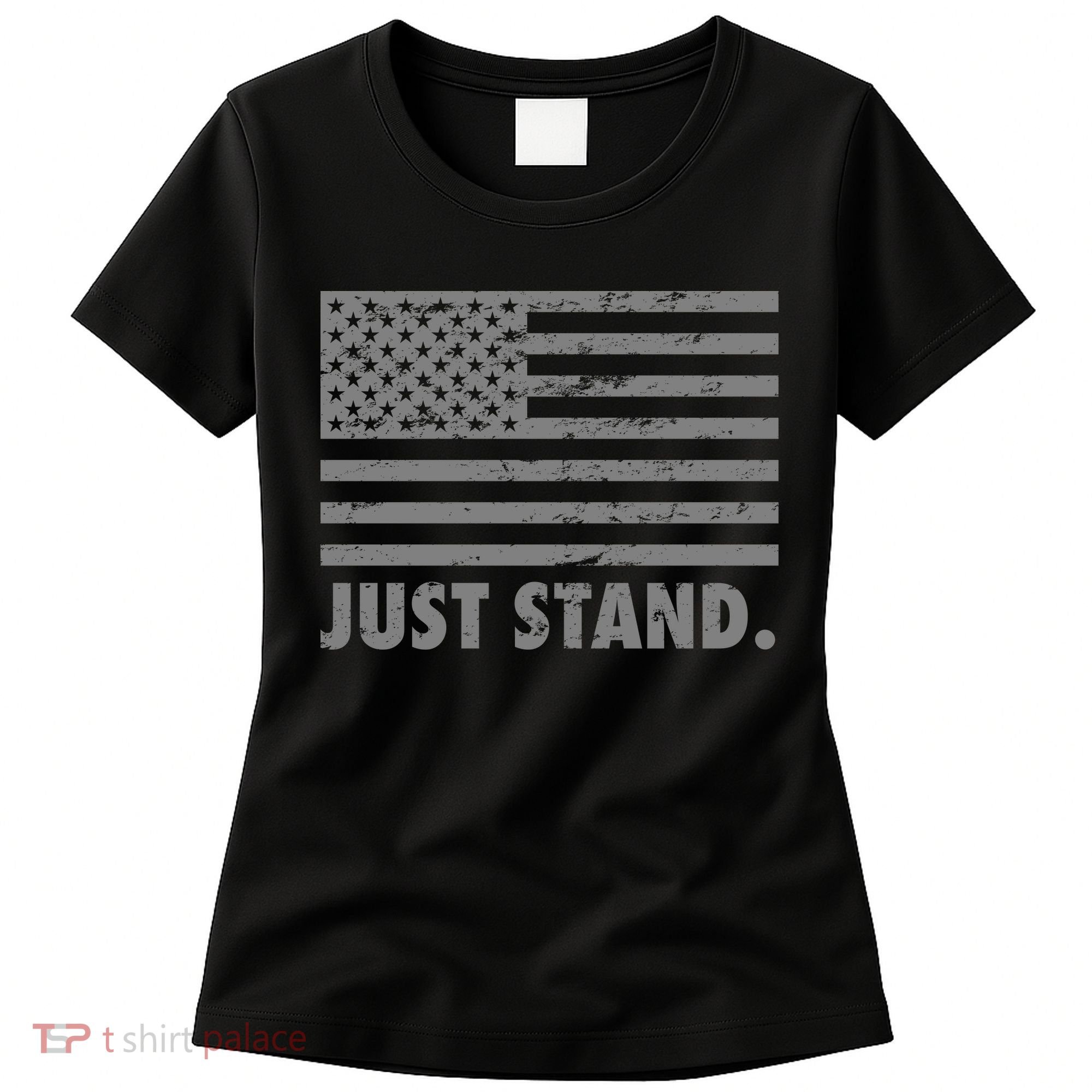 Just Stand Grey Style Flag Women's T-Shirt