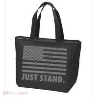 Just Stand Grey Style Flag Tote Bag thumb 3