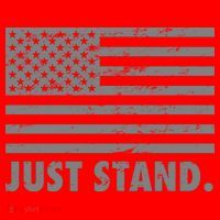Just Stand Grey Style Flag Santa Hat thumb 1
