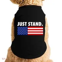 Just Stand Striped American Flag Doggie Tank thumb 0