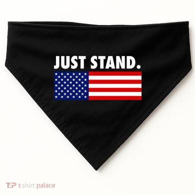 Just Stand Striped American Flag USA-Made Doggie Bandana