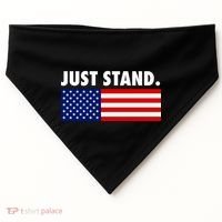 Just Stand Striped American Flag USA-Made Doggie Bandana thumb 0