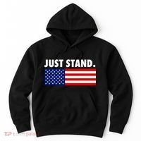 Just Stand Striped American Flag Hoodie thumb 0