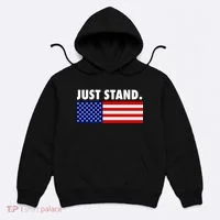 Just Stand Striped American Flag Hoodie thumb 0