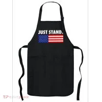 Just Stand Striped American Flag Apron thumb 0