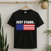 Just Stand Striped American Flag T-Shirt thumb 2