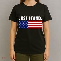 Just Stand Striped American Flag T-Shirt thumb 4