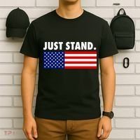 Just Stand Striped American Flag T-Shirt thumb 6