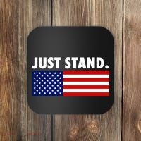 Just Stand Striped American Flag Coaster thumb 0