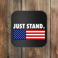 Just Stand Striped American Flag Coaster thumb 0