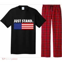 Just Stand Striped American Flag Pajama Set thumb 0