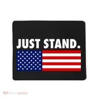 Just Stand Striped American Flag Mousepad thumb 0