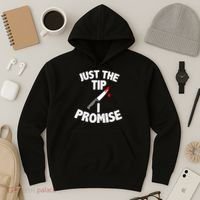 Just The Tip Funny Halloween Knife Hoodie thumb 3