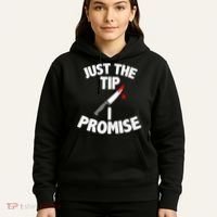 Just The Tip Funny Halloween Knife Hoodie thumb 5