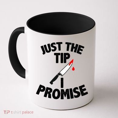 Just The Tip Funny Halloween Knife Coffee Mug