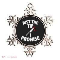 Just The Tip Funny Halloween Knife Ornament thumb 0