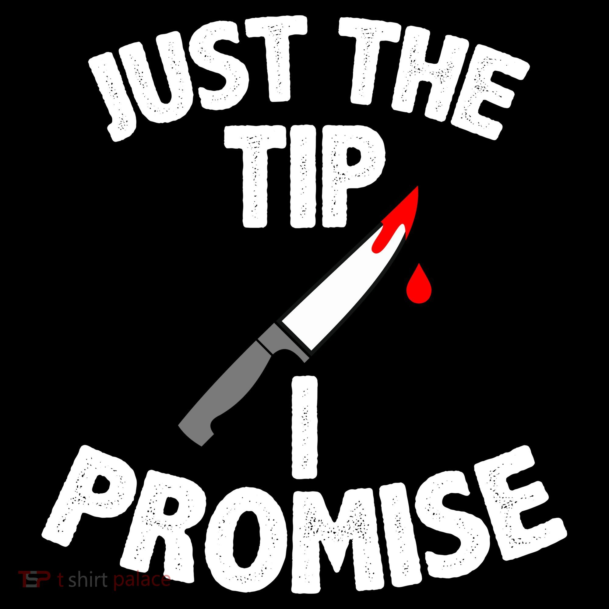 Just The Tip Funny Halloween Knife Visor