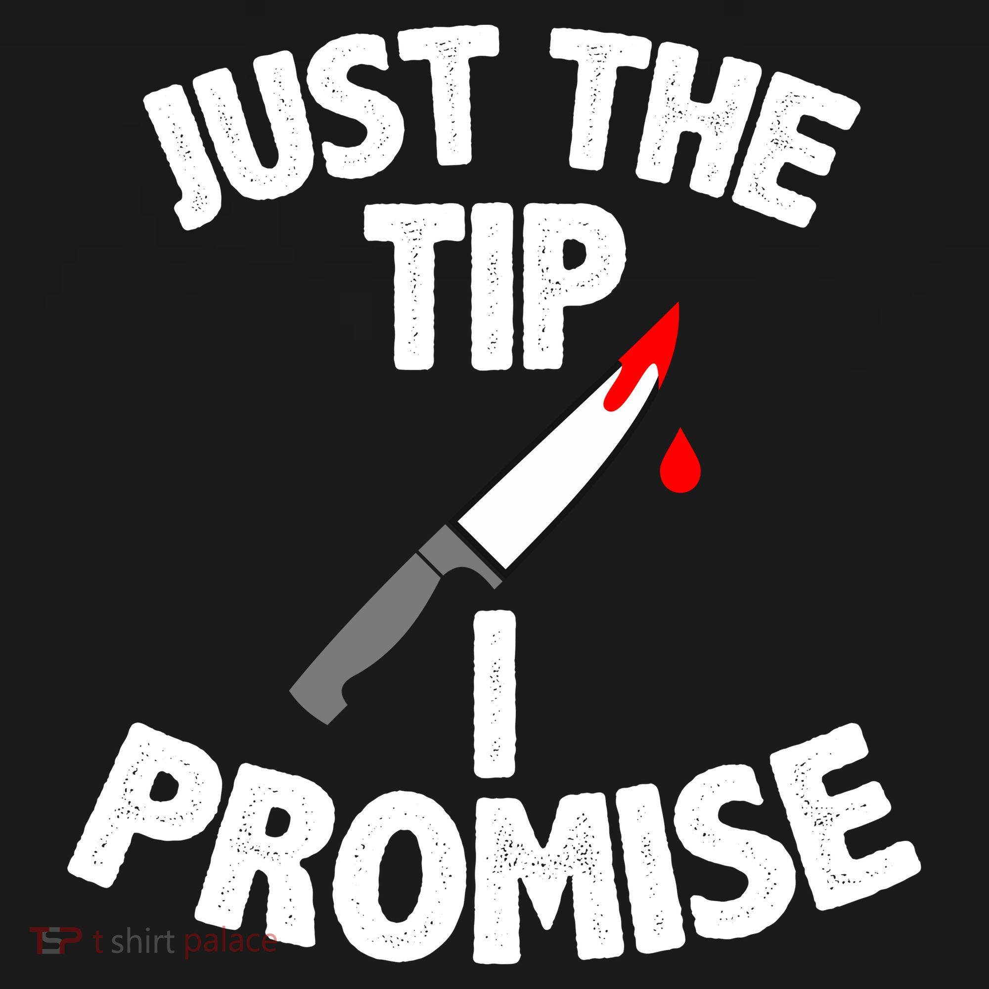 Just The Tip Funny Halloween Knife Kids Long Sleeve Shirt