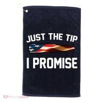 Just The Tip I Promise Golf Towel thumb 0