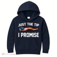 Just The Tip I Promise Kids Hoodie thumb 0
