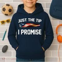Just The Tip I Promise Kids Hoodie thumb 2