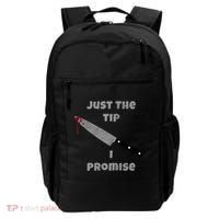Just the Tip I Promise Halloween Knife Backpack thumb 0