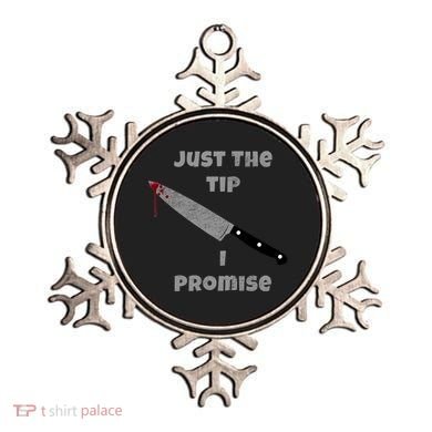 Just the Tip I Promise Halloween Knife Ornament