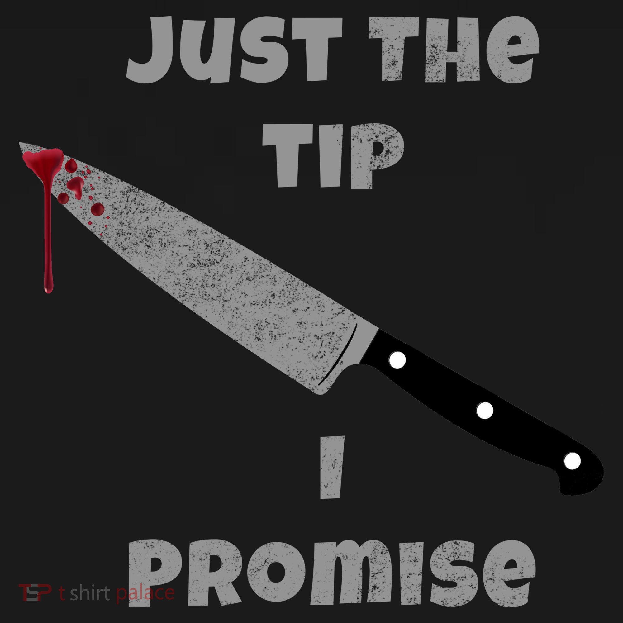 Just the Tip I Promise Halloween Knife Ornament