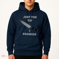 Just the Tip I Promise Halloween Knife Hoodie thumb 2