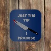 Just the Tip I Promise Halloween Knife Coaster thumb 0