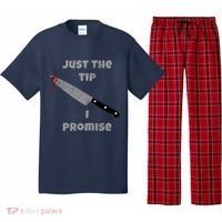 Just the Tip I Promise Halloween Knife Pajama Set thumb 0