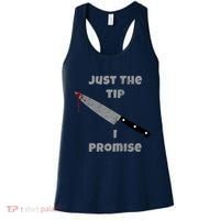 Just the Tip I Promise Halloween Knife Women's Tank Top thumb 0