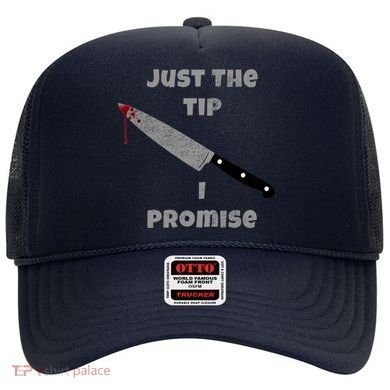 Just the Tip I Promise Halloween Knife Hat