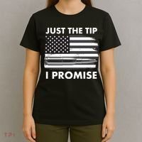 Just the Tip I Promise USA Bullet Flag T-Shirt thumb 4