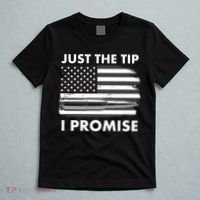 Just the Tip I Promise USA Bullet Flag T-Shirt thumb 5