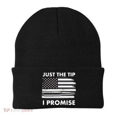 Just the Tip I Promise USA Bullet Flag Beanie