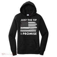 Just the Tip I Promise USA Bullet Flag Women's Hoodie thumb 0