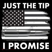Just the Tip I Promise USA Bullet Flag Mousepad thumb 1