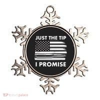 Just the Tip I Promise USA Bullet Flag Ornament thumb 0