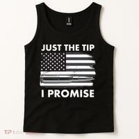 Just the Tip I Promise USA Bullet Flag Tank Top thumb 2