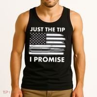 Just the Tip I Promise USA Bullet Flag Tank Top thumb 3