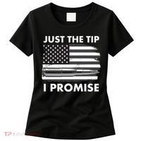 Just the Tip I Promise USA Bullet Flag Women's T-Shirt thumb 0