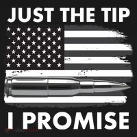 Just the Tip I Promise USA Bullet Flag Kids Sweatshirt thumb 2